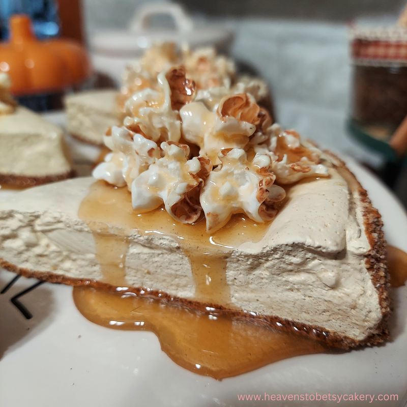 Caramel Popcorn Cheesecake