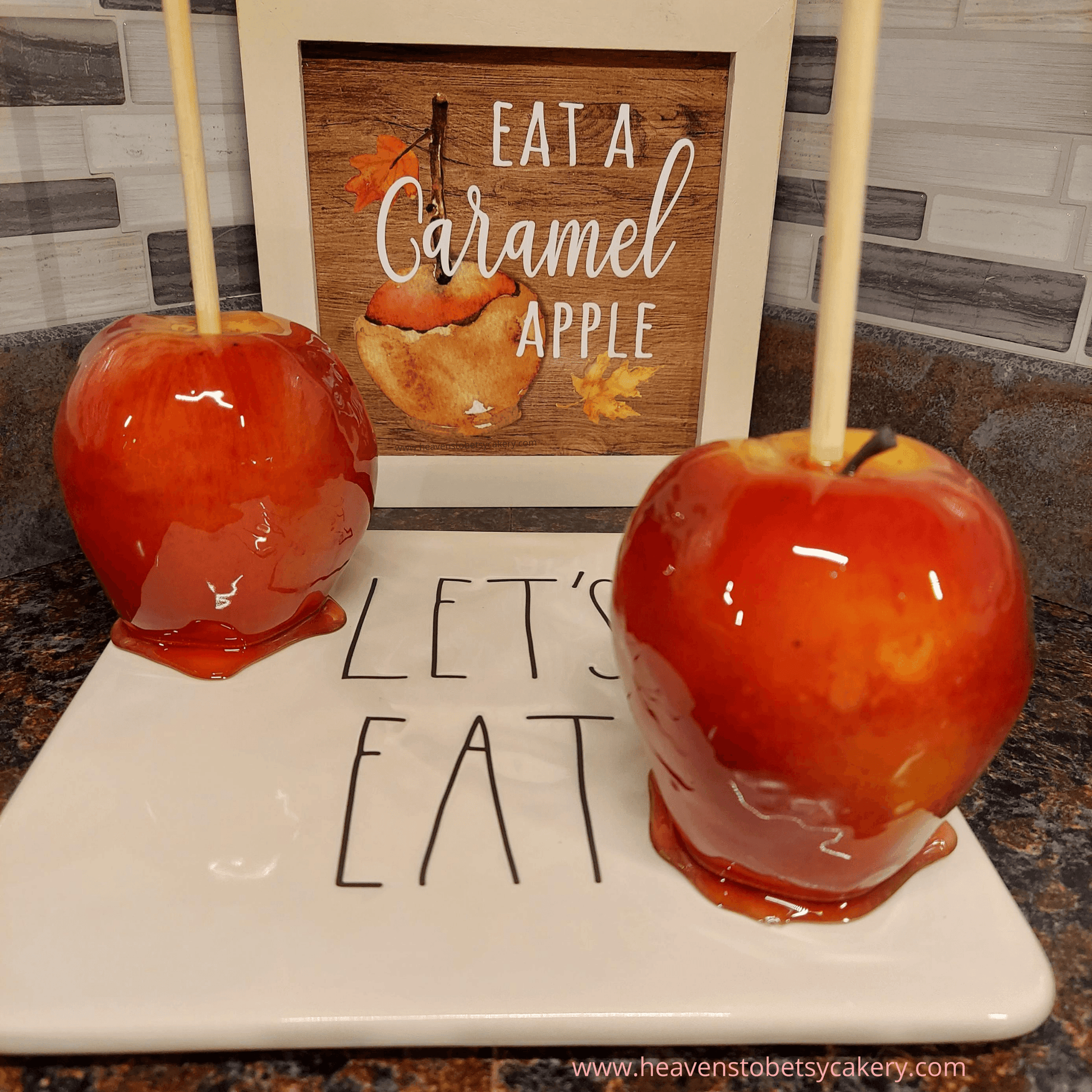 Fake/Faux Candy NOT Caramel Apple - Heavens To Betsy Cakery