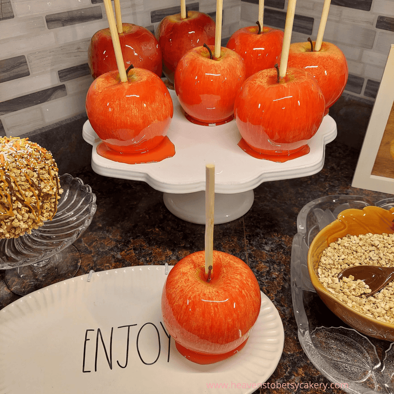 Fake/Faux Candy NOT Caramel Apple - Heavens To Betsy Cakery