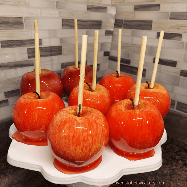 Fake/Faux Candy NOT Caramel Apple - Heavens To Betsy Cakery