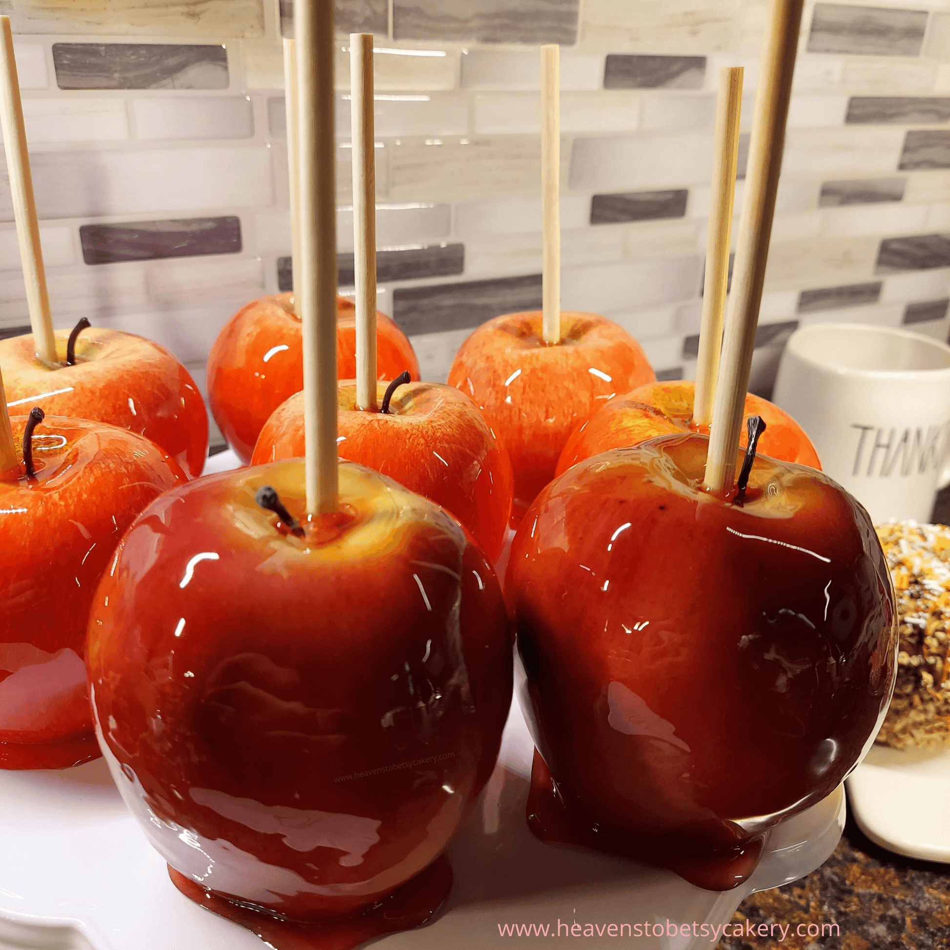 Fake/Faux Candy NOT Caramel Apple - Heavens To Betsy Cakery