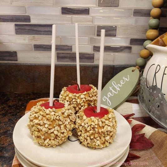 FAKE Caramel Apples (Mini) - Heavens To Betsy Cakery