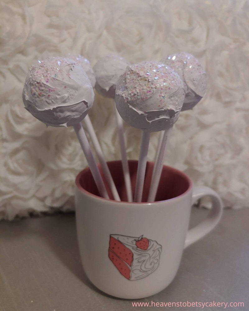 FAKE White Chocolate Cake Pops - Heavens To Betsy Cakery