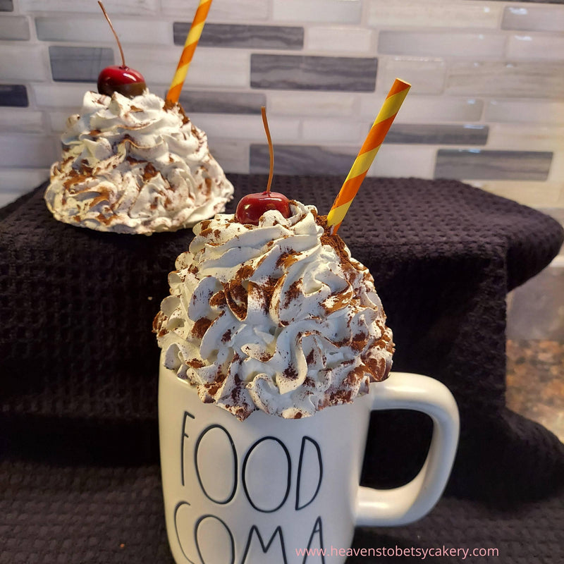 Hot Cocoa Mug Topper - Rae Dunn inspired - Heavens To Betsy Cakery