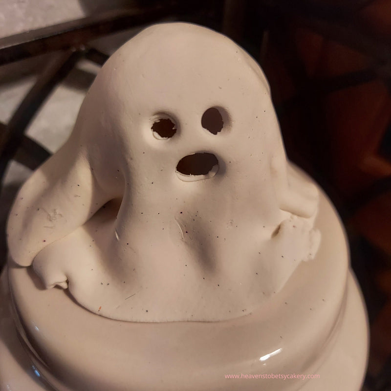 Spooky Ghost, Halloween decor, tea lights, tiered tray decor, fall decor, spooky decor, ghost, candle, tea light holder, shelf sitter, boo