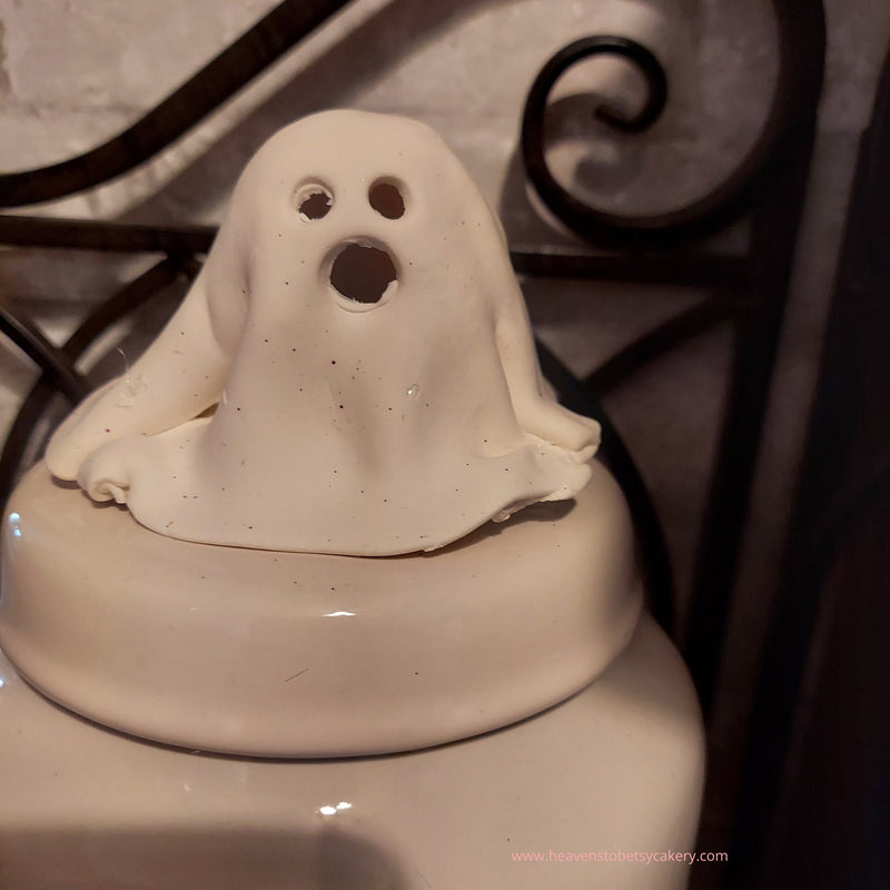 Spooky Ghost, Halloween decor, tea lights, tiered tray decor, fall decor, spooky decor, ghost, candle, tea light holder, shelf sitter, boo