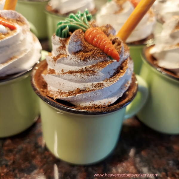 carrot cake mini mug